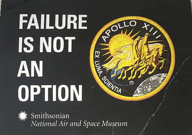 Failure Is Not An Option Post Card